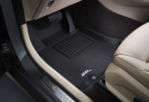 Hyundai Ioniq 5 N Floor Mats - Front - 3D MAXpider - Kagu - Black - `25-`26